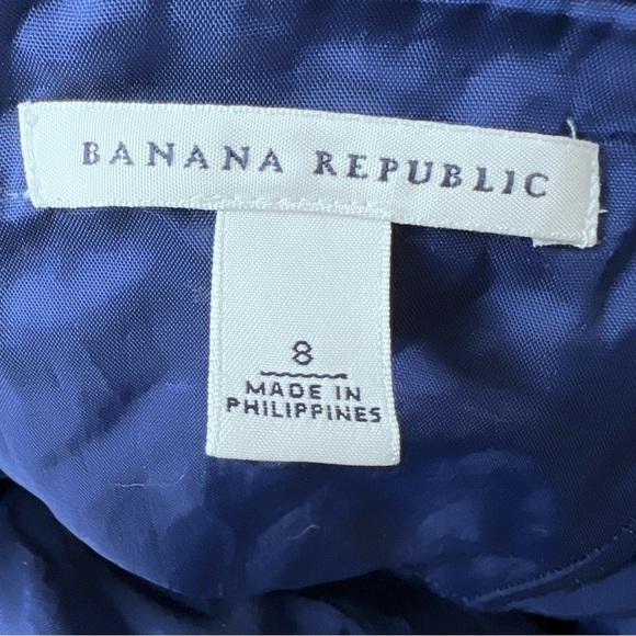 Banana Republic Strapless Ikat Dress Size 8 - Picture 9 of 12